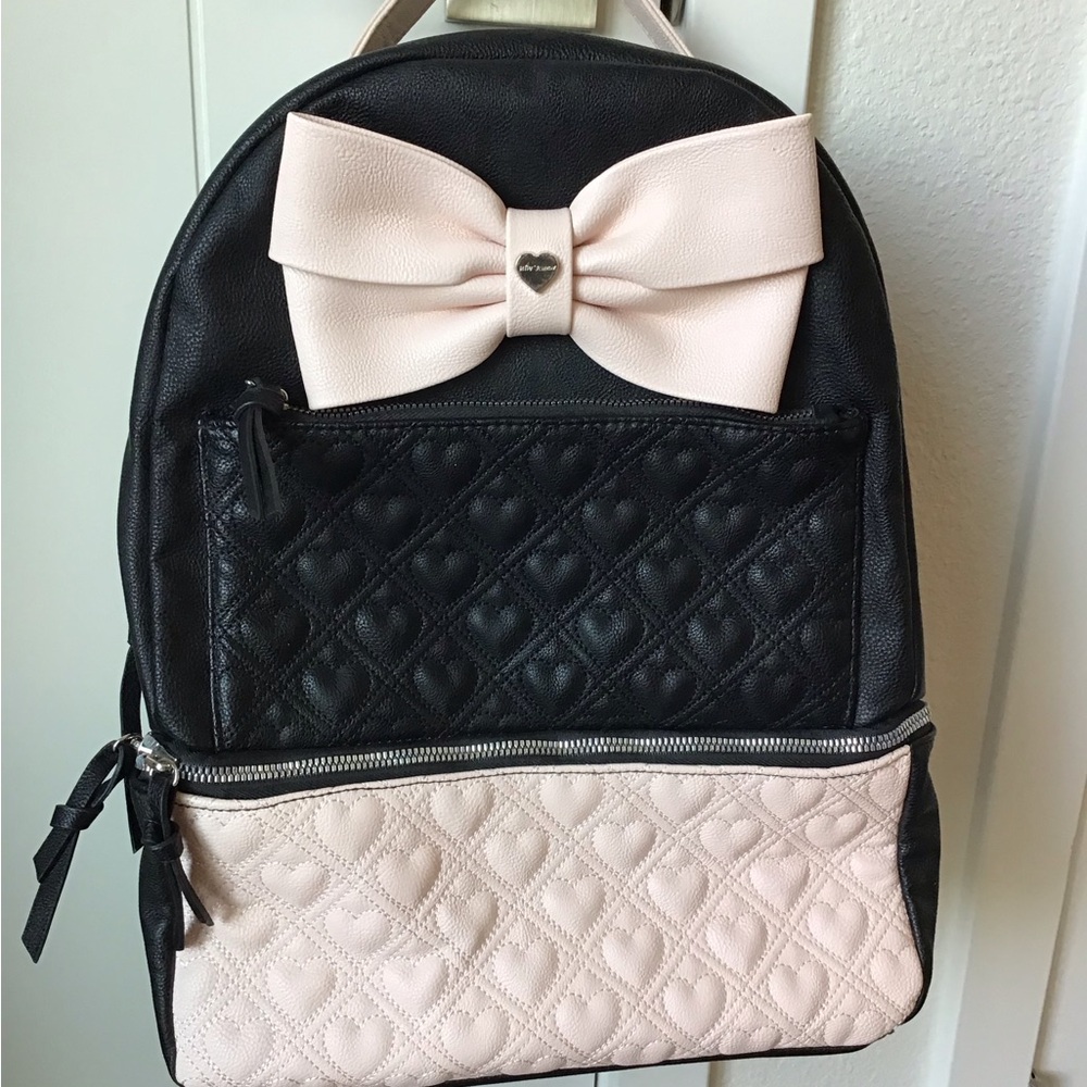 Betsey Johnson, backpack, diaper bag